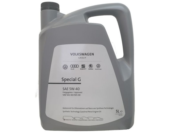 Моторное масло VAG Special G 5W-40 GS55502M4 5л, цена: 2 200 грн.