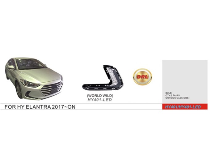 Фара противотуманная DLAA HY-401LED Hyundai Elantra 2016-2018, цена: 5 766 грн.