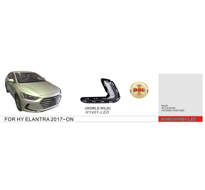 Фара протитуманна DLAA HY-401LED Hyundai Elantra 2016-2018, ціна: 5 562 грн.