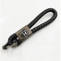 Брелок для ключей плетеный Honda со скобой
