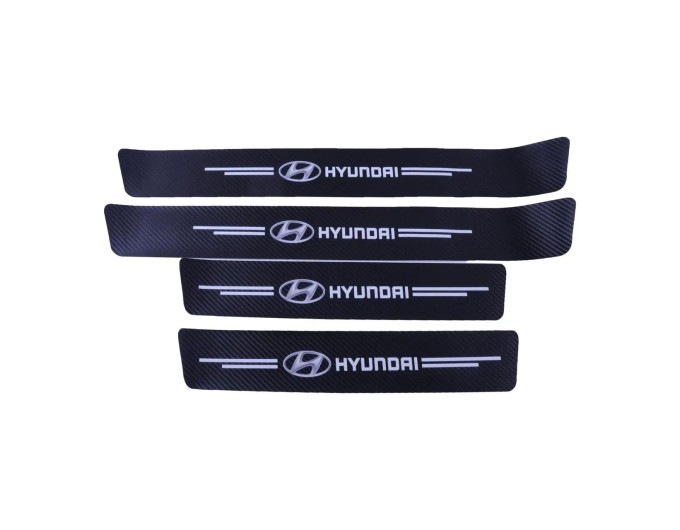 Защитная пленка на пороги автомобиля Hyundai Samurai Карбон 4D, цена: 298 грн.