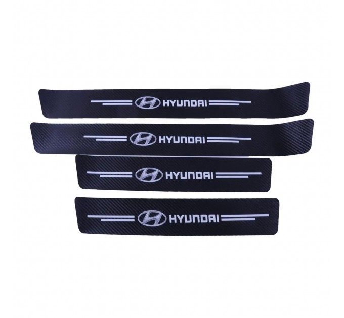 Захисна плівка на пороги автомобіля Hyundai Samurai Карбон 4D, ціна: 204 грн.