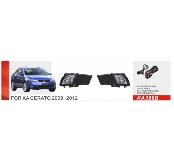 Фара противотуманная DLAA KA-386B KIA Cerato 2009-2012, цена: 2 503 грн.