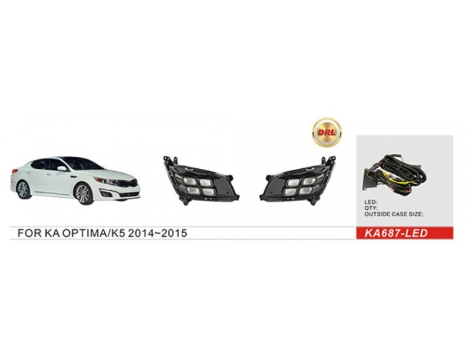 Фара противотуманная DLAA KA-687-LED KIA Optima/K5 2013-2015, цена: 9 931 грн.