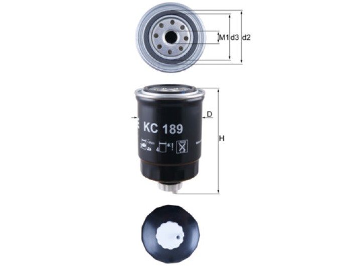 Паливний фільтр KNECHT KC 189, ціна: 1 028 грн.