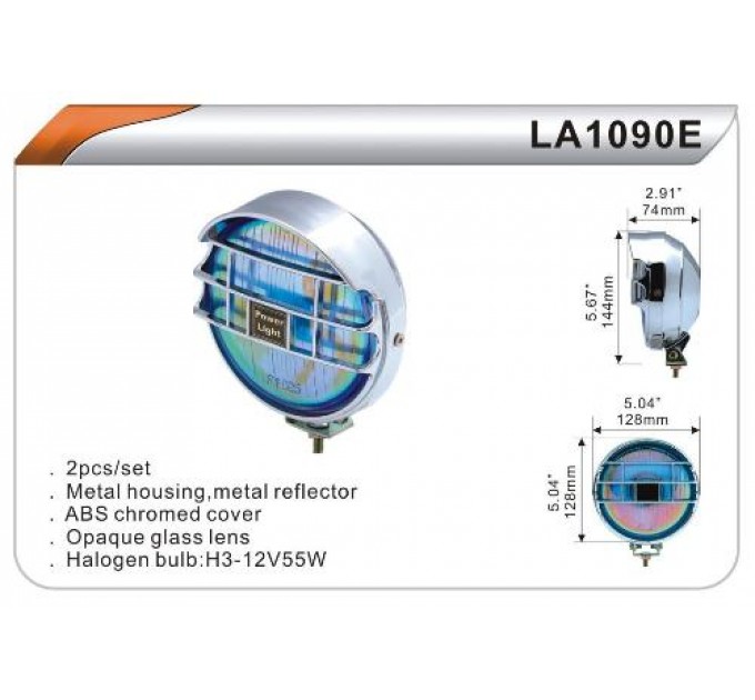 Фара протитуманна DLAA LA 1090 E-W хром, ціна: 792 грн.