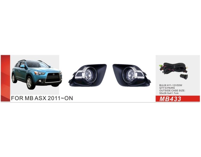 Фара противотуманная DLAA MB-433 Mitsubishi ASX 2010-2012, цена: 2 751 грн.
