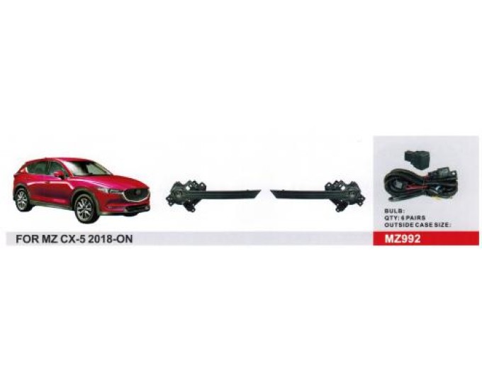 Фара противотуманная DLAA MZ-992L Mazda CX-5 2018-, цена: 4 858 грн.