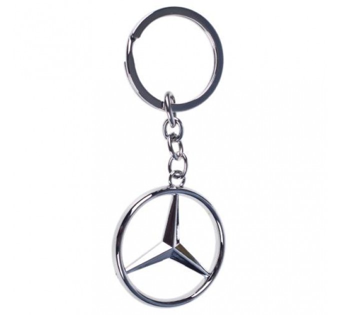 Брелок металлический хромированный Mercedes-Benz, цена: 70 грн.