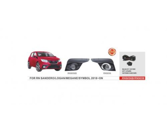 Фара противотуманная DLAA Renault Sandero/Logan 2018-/RN-9056W/H11-55W, цена: 4 052 грн.