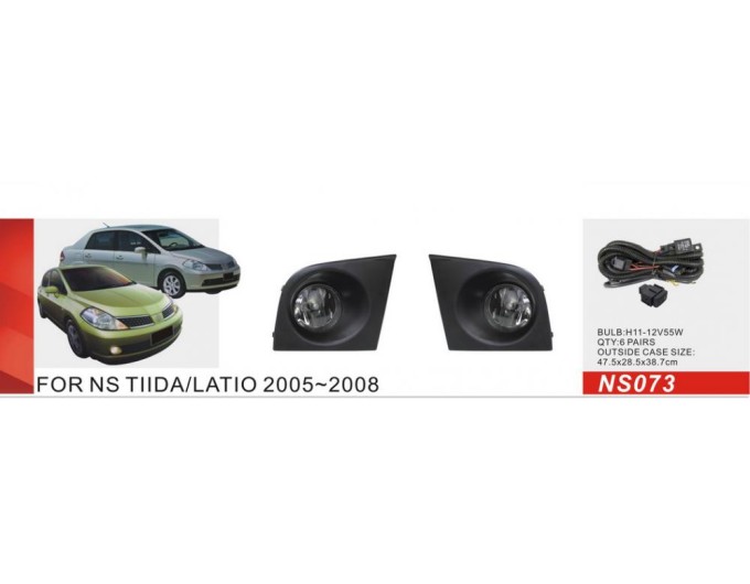 Фара противотуманная DLAA Nissan Tiida 2005-08/NS-073W/H11-55W, цена: 2 026 грн.