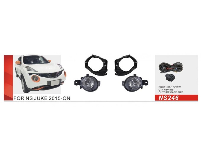 Фара противотуманная DLAA NS-246 Nissan Juke 2015-, цена: 2 567 грн.