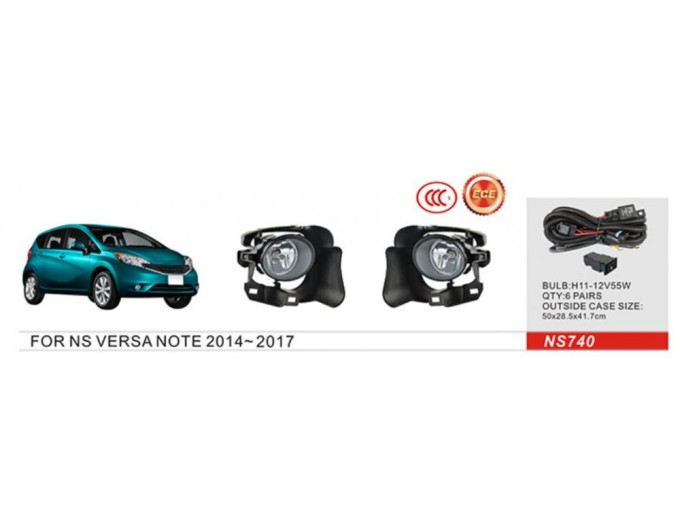 Фара протитуманна DLAA NS-740 Nissan Versa Note 2013-2017, ціна: 2 567 грн.
