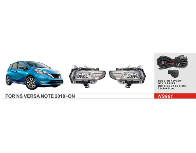 Фара противотуманная DLAA NS-961 Nissan Versa Note 2018-..., цена: 4 093 грн.