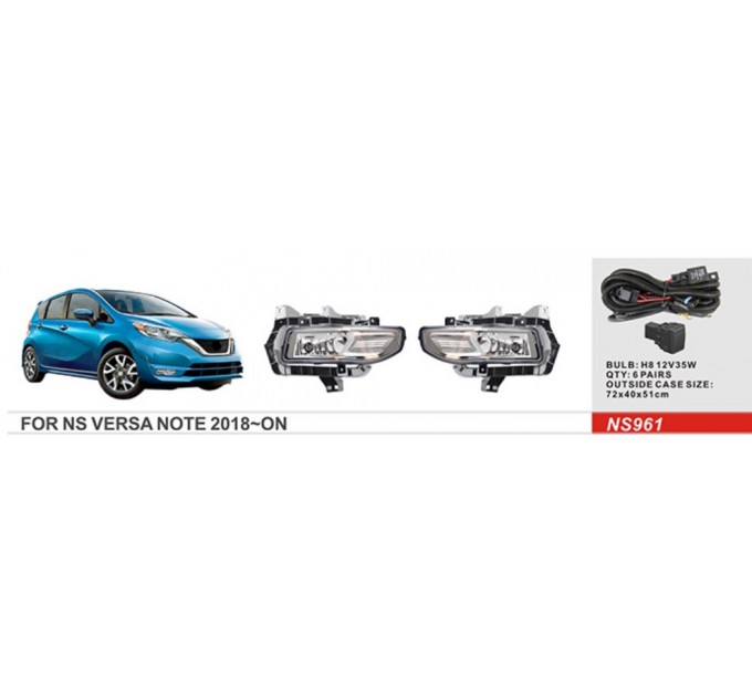 Фара протитуманна DLAA NS-961 Nissan Versa Note 2018-..., ціна: 3 431 грн.