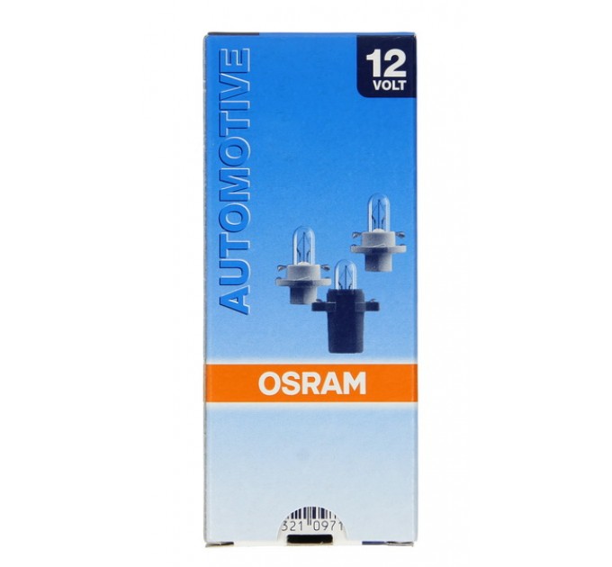 Лампа розжарювання Osram Original BX8.4d 12V 2W 2352MFX6-UNV (1 шт.), ціна: 44 грн.