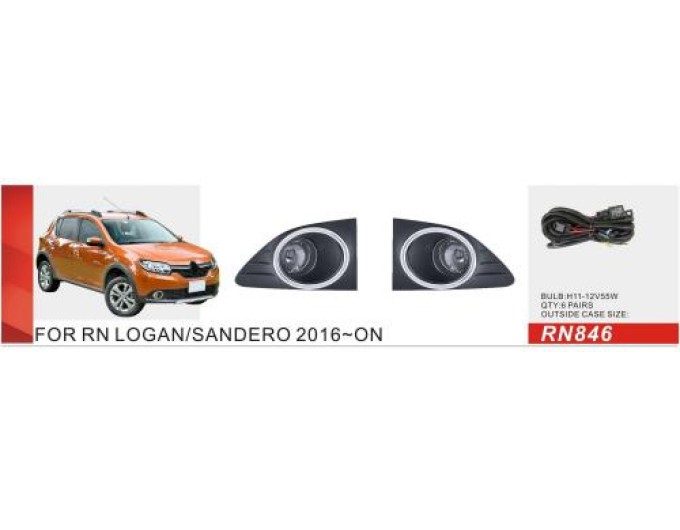 Фара протитуманна DLAA RN-846W Renault Logan 2016+, ціна: 2 728 грн.