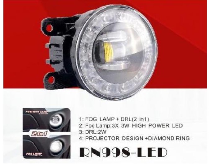 Фара противотуманная DLAA RN-998-LED Renault Honda Nissan Mitsubishi FORD ISUZU MAZDA Suzuki, цена: 3 273 грн.