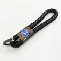Брелок для ключей плетеный Subaru со скобой