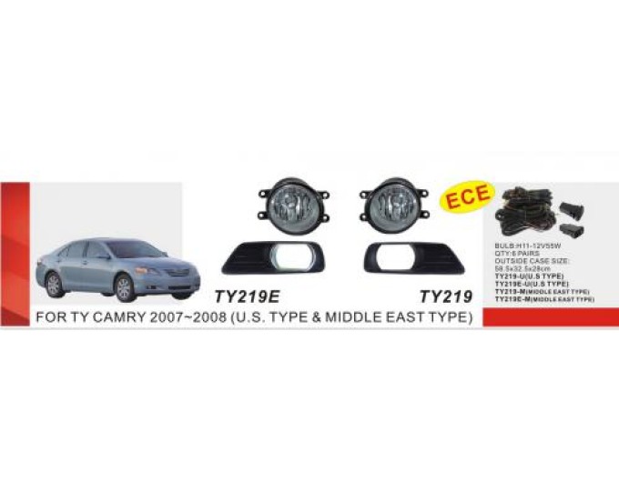 Фара протитуманна DLAA TY-219E-U-W Toyota Camry 40 2006-2009, ціна: 2 407 грн.