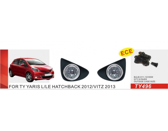 Фара протитуманна DLAA TY-496-W Toyota Yaris 2011-2014, ціна: 2 388 грн.