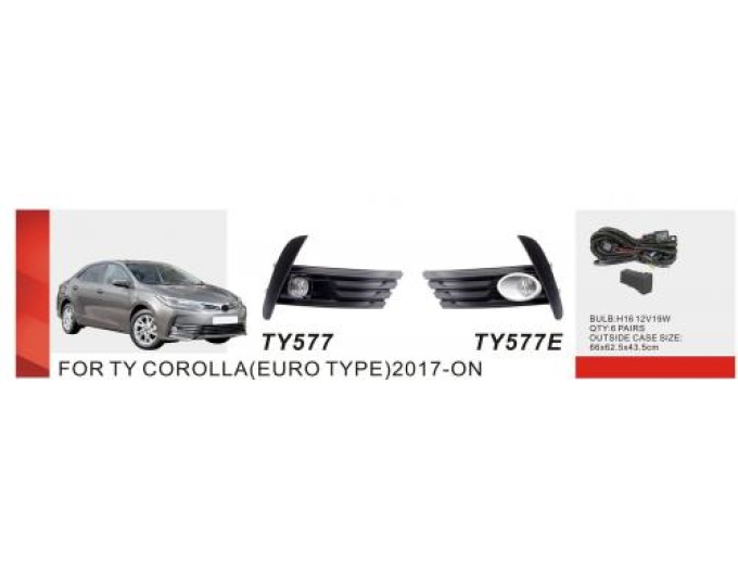 Фара протитуманна DLAA TY-577L1-A Toyota Corolla 2016-2018, ціна: 5 456 грн.