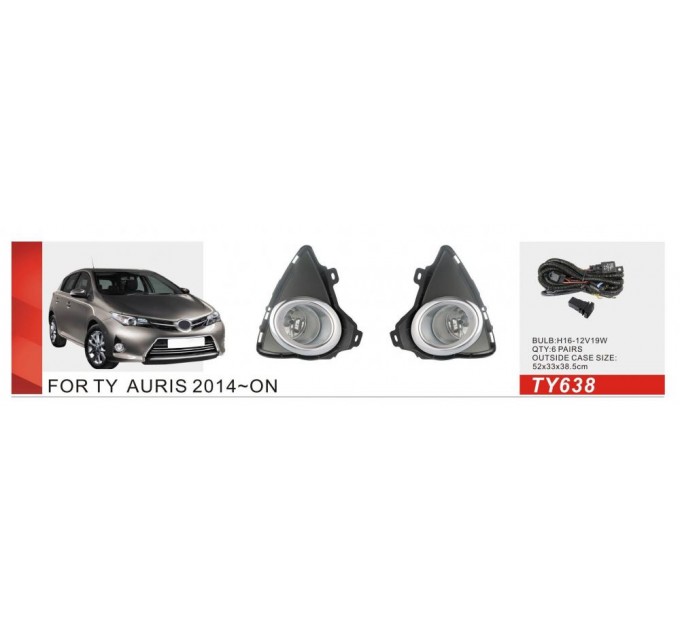 Фара противотуманная DLAA TY-638А Toyota Auris 2013-2015, цена: 2 019 грн.