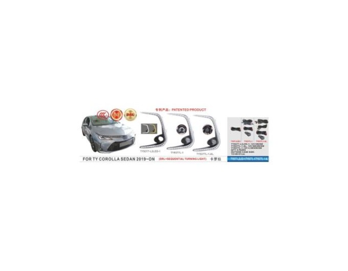 Фара протитуманна DLAA TY-9377-L-1 Toyota Corolla Sedan 2018-..., ціна: 5 894 грн.