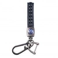 Брелок для ключей плетеный с карабином Volkswagen с отверткой