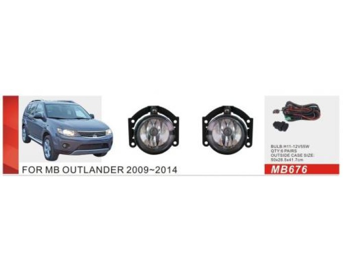 Фара протитуманна DLAA Mitsubishi Outlander XL 2009-14/Triton/L200 2015-/MB-676W/H11-55W, ціна: 2 363 грн.