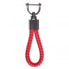 Брелок для ключей плетеный со скобой красный, цена: 130 грн.