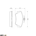 Тормозные колодки Bosch 0986460989, цена: 1 290 грн.