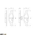 Гальмівні колодки Bosch 0986460996, ціна: 1 420 грн.