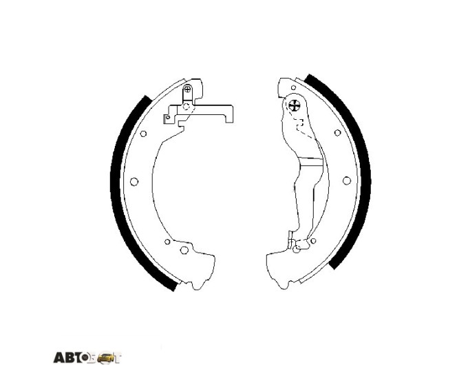 Тормозные колодки Bosch 0 986 487 312, цена: 3 235 грн.