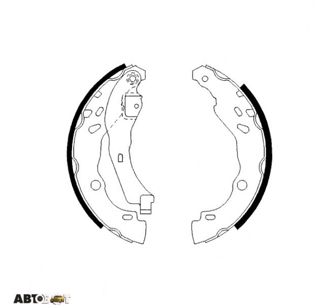 Гальмівні колодки Bosch 0 986 487 627, ціна: 1 031 грн.