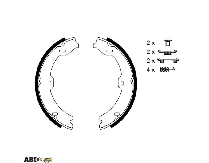 Тормозные колодки Bosch 0 986 487 725, цена: 2 320 грн.