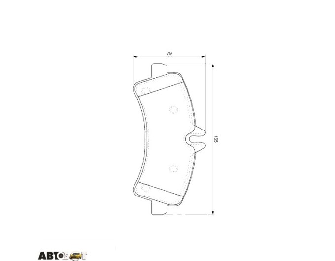 Тормозные колодки Bosch 0 986 494 122, цена: 3 440 грн.