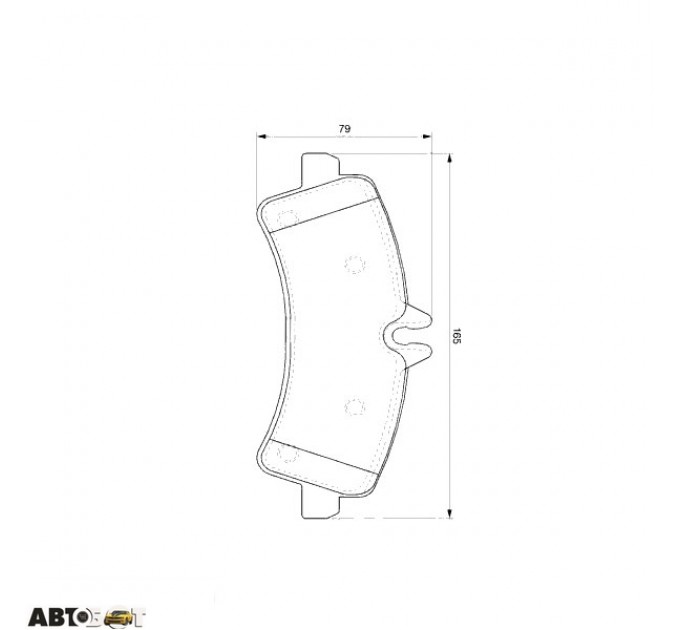 Тормозные колодки Bosch 0 986 494 122, цена: 1 873 грн.