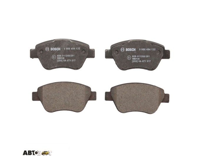 Тормозные колодки Bosch 0 986 494 132, цена: 2 318 грн.