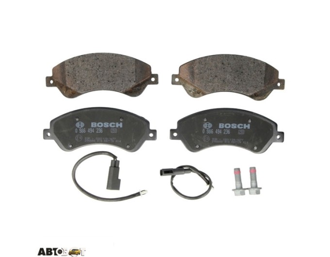 Тормозные колодки Bosch 0 986 494 236, цена: 3 199 грн.