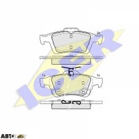 Тормозные колодки ICER 182106