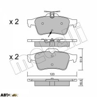 Тормозные колодки METELLI 22-0337-2