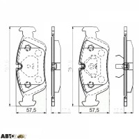 Гальмівні колодки Bosch 0 986 495 060