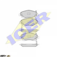 Тормозные колодки ICER 181573