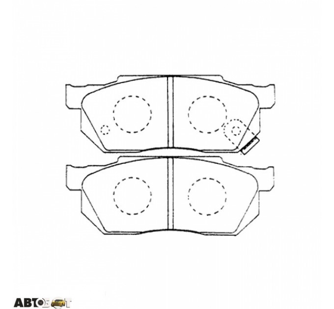 Тормозные колодки ABE C14014ABE, цена: 663 грн.