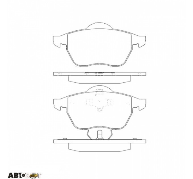 Тормозные колодки ABE C1W026ABE, цена: 910 грн.