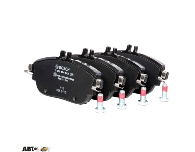 Гальмівні колодки Bosch 0 986 494 662, ціна: 3 663 грн.