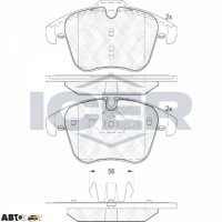 Тормозные колодки ICER 181885
