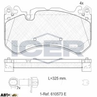 Гальмівні колодки ICER 182079-203