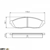 Гальмівні колодки Bosch 0 986 494 208